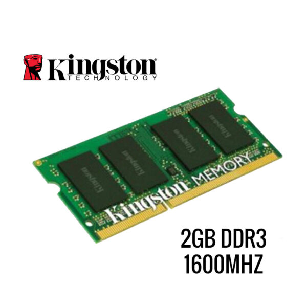 MEMORIA 2GB DDR3 1600MHZ KINGSTON PC