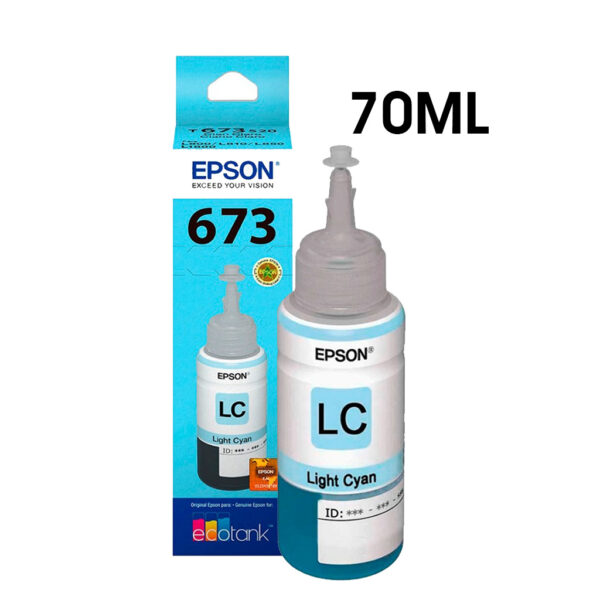 TINTA EPSON T673520-AL L800 LIGHT CYAN
