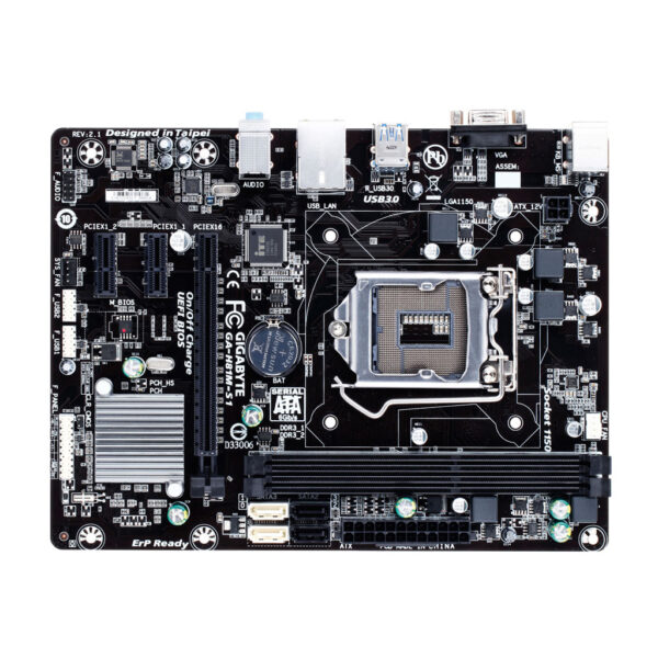 MOTHERBOARD GIGABYTE H81M-S1 1150 DDR3 - Imagen 2