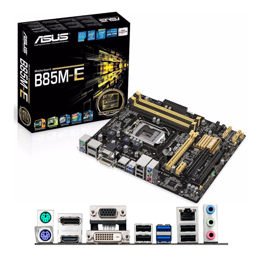 MOTHERBOARD ASUS B85M-E 1150 DDR3