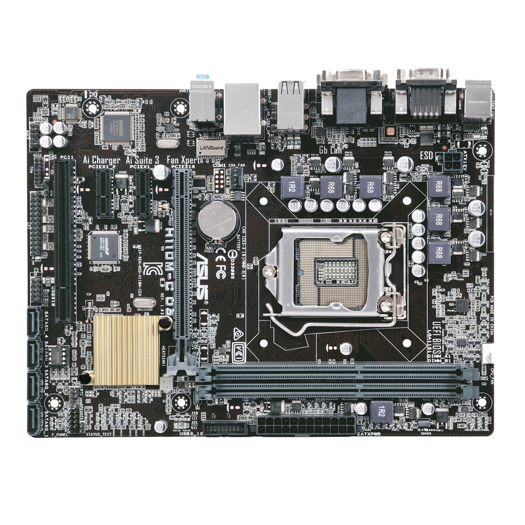 MOTHER BOARD ASUS H110M-C D3 - Imagen 3