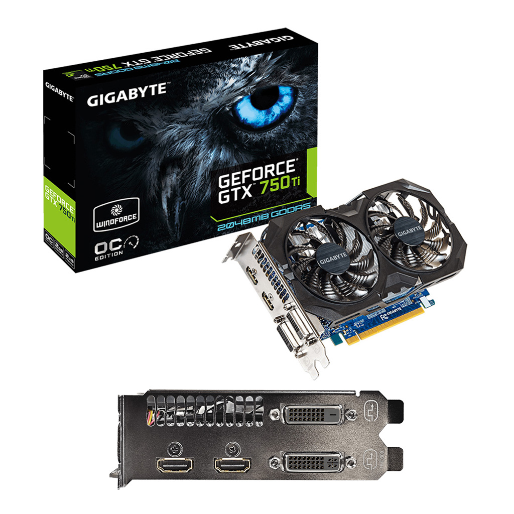 TARJETA DE VIDEO 2GB DDR5 GTX750Ti GIGA