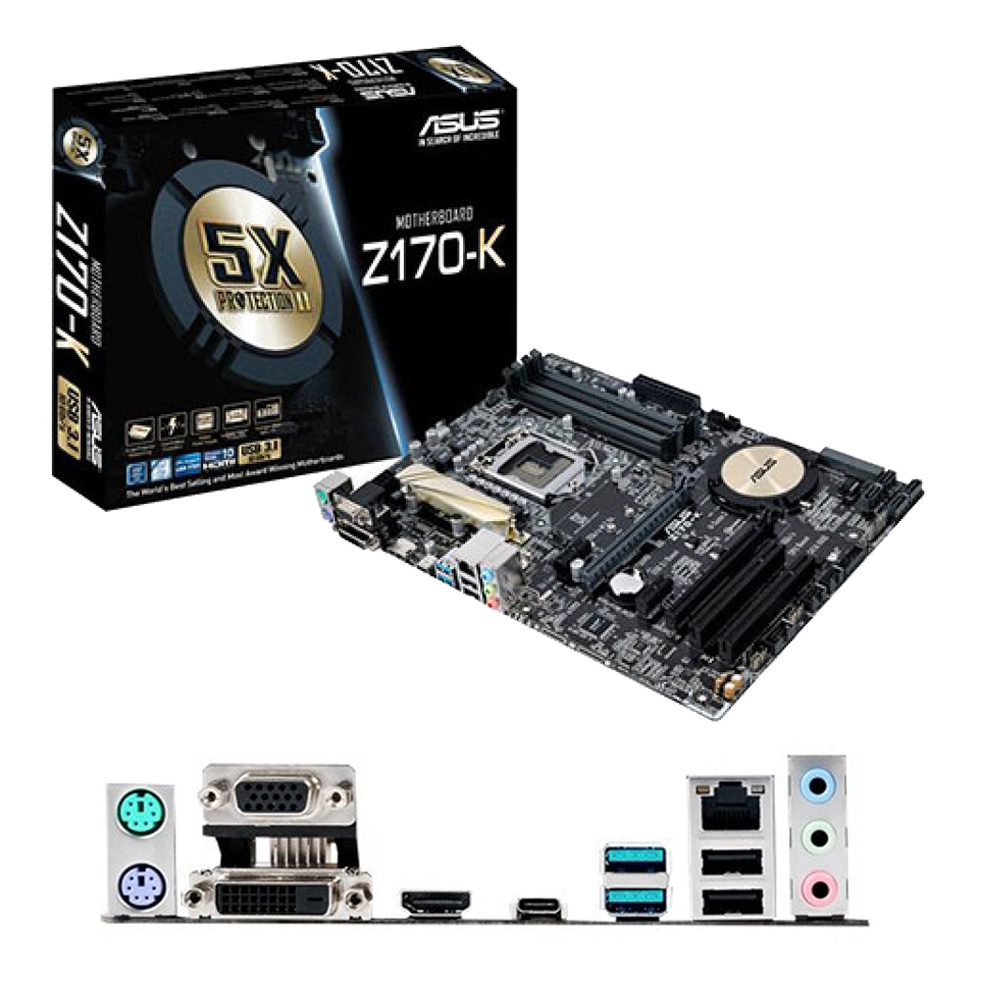 MOTHERBOARD ASUS Z170-K 1151 DDR4