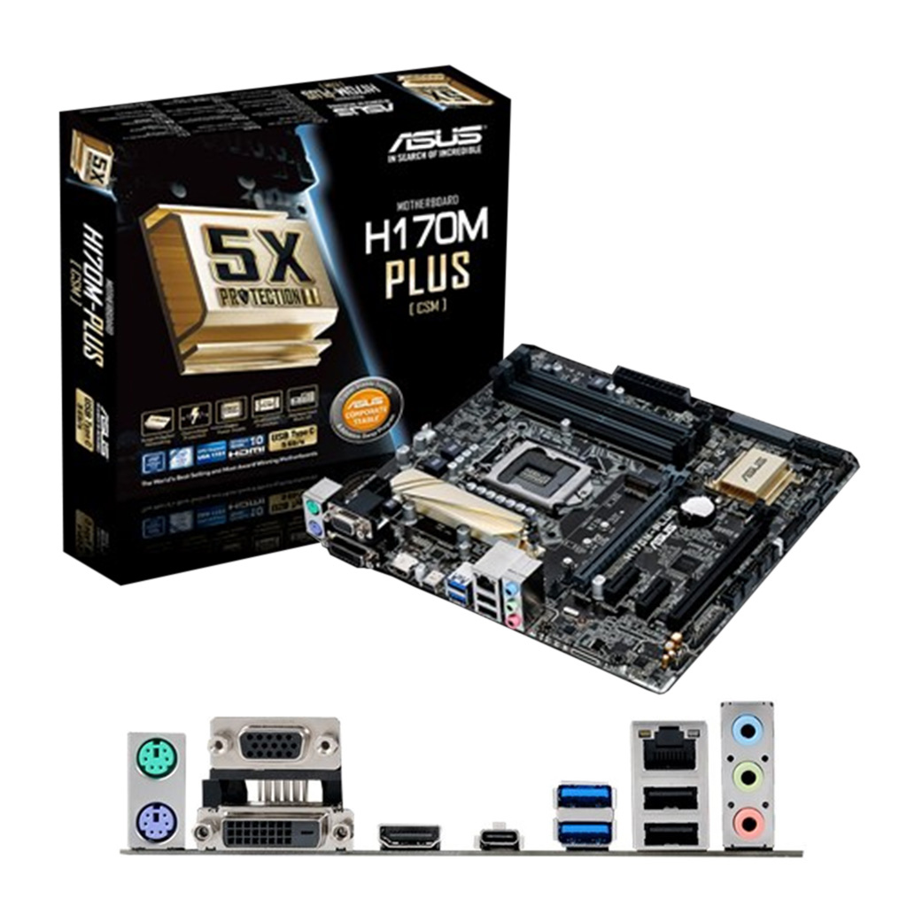 MOTHERBOARD ASUS H170-PLUS CSM 1151 DDR4