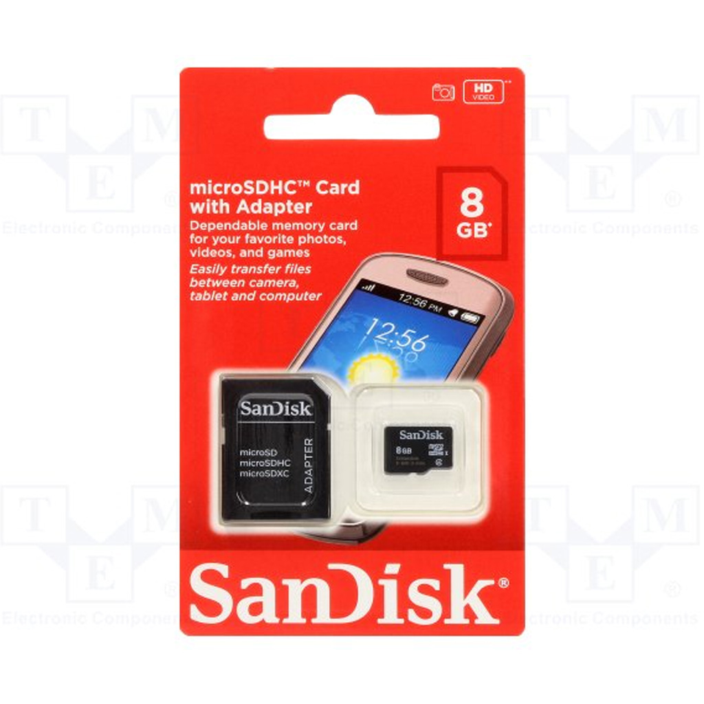 MEMORIA MICRO SD 8GB CLASE 4 SDSDQM-008G - Imagen 3