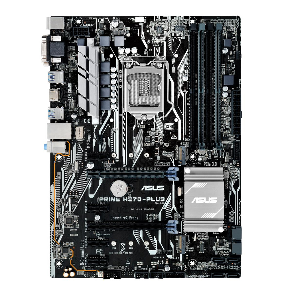 MOTHER BOARD ASUSH270-PLUS/CSM 1151 DDR4 - Imagen 3