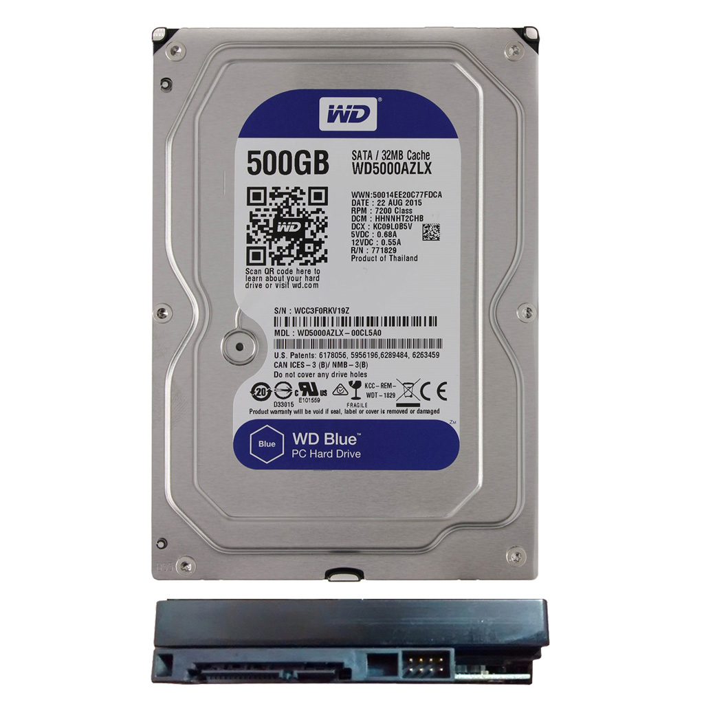 DISCO DURO 500GB 3.5" WESTERN D. PULL PC