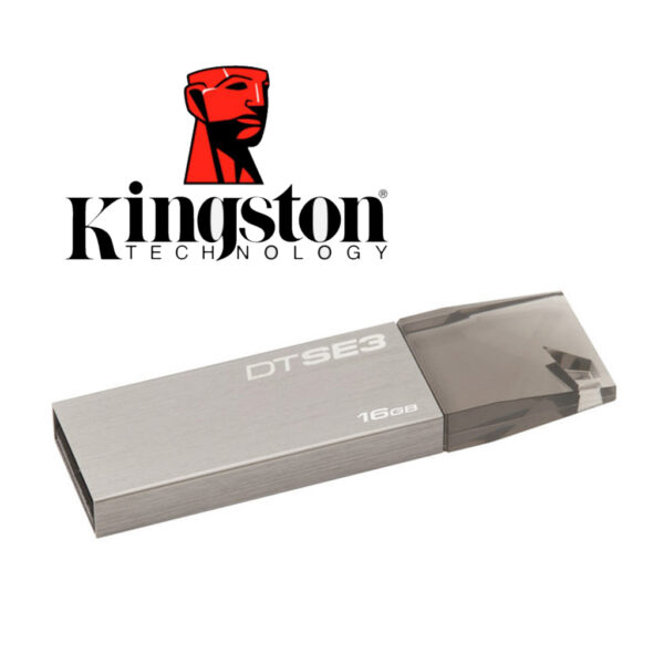USB KINGSTON  16GB DTSE3X GRIS - Imagen 2