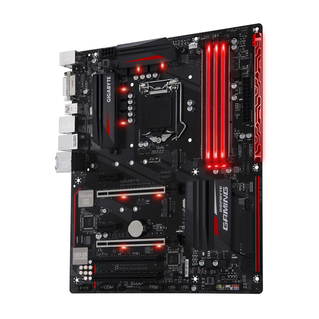 MOTHERBOARD GIGABYTE H270 GAMING 3 DDR4 - Imagen 3