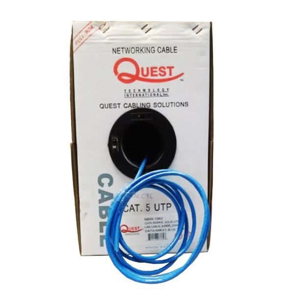BOBINA DE CABLE QUEST CAT. 5