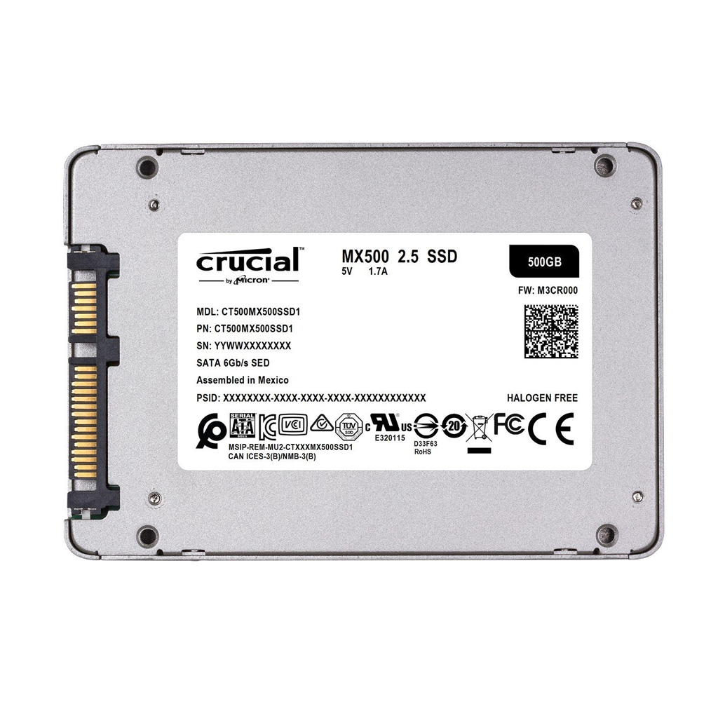 UNIDAD SSD M.2 MX500 500GB CRUCIAL - Imagen 3