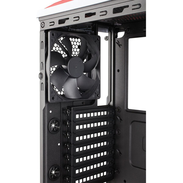 CASE CORSAIR SPEC-ALPHA RED-WHITE - Imagen 11