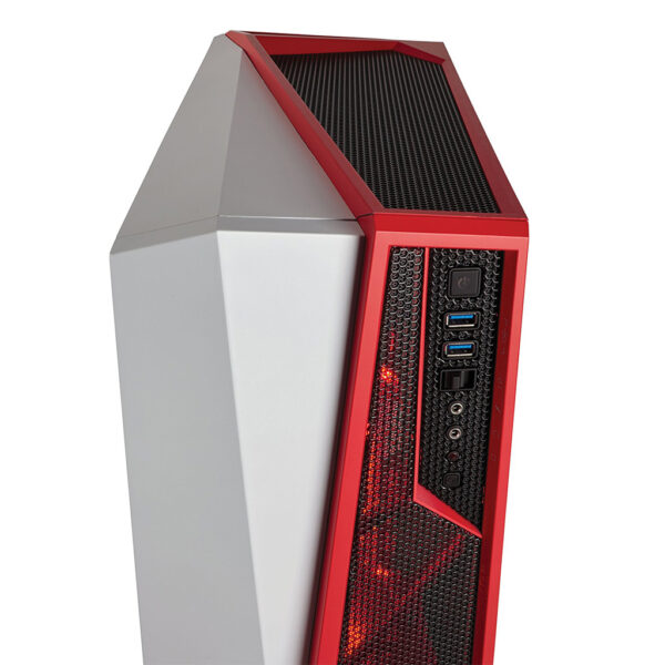 CASE CORSAIR SPEC-ALPHA RED-WHITE - Imagen 4