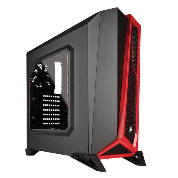 CASE CORSAIR SPEC-ALPHA RED-BLACK