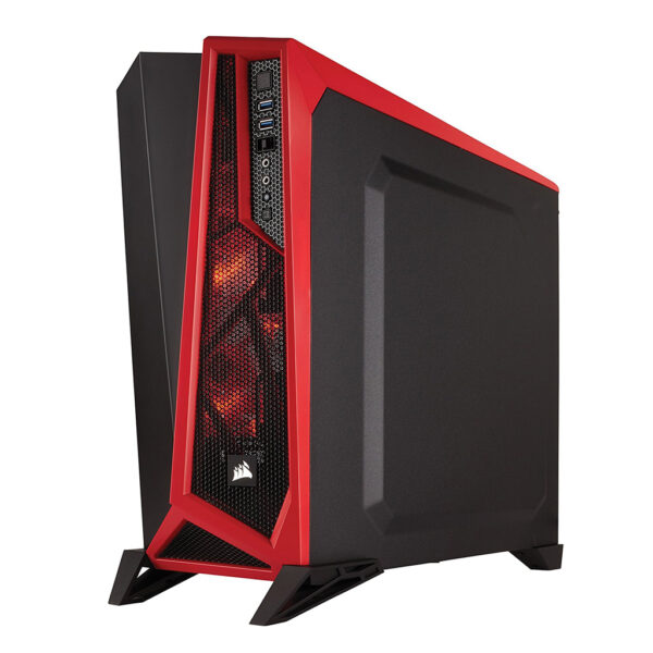 CASE CORSAIR SPEC-ALPHA RED-BLACK - Imagen 3