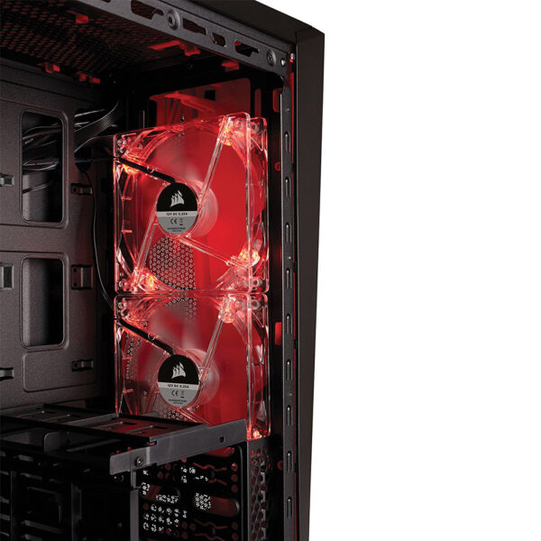 CASE CORSAIR SPEC-ALPHA RED-BLACK - Imagen 6