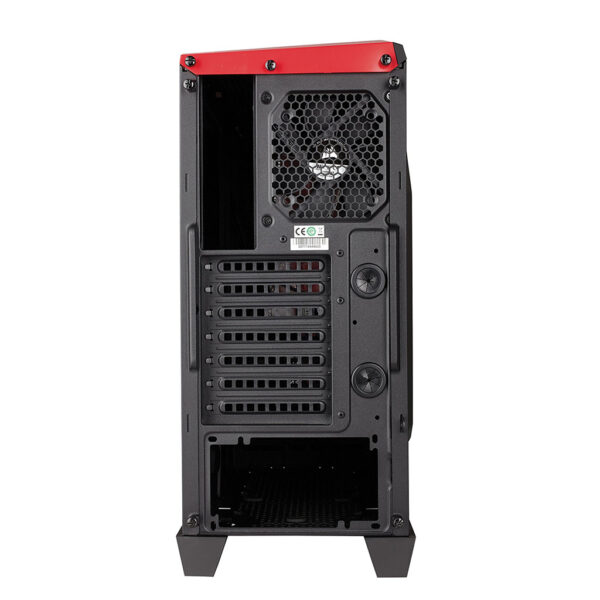 CASE CORSAIR SPEC-ALPHA RED-BLACK - Imagen 8