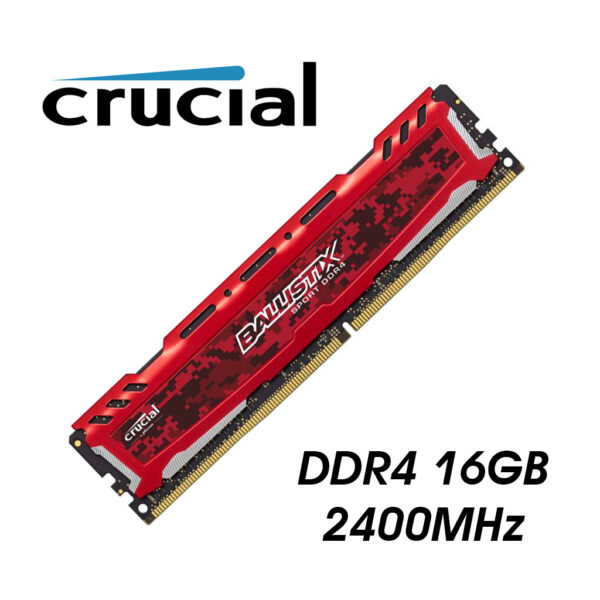 MEMORIA 16GB DDR4 2400 BALLISTIX PC