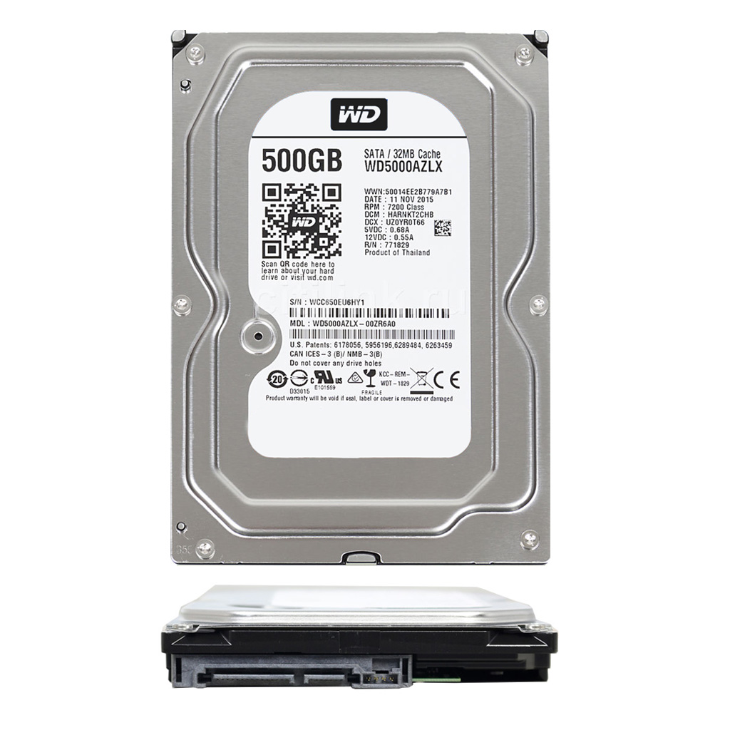 DISCO DURO 500GB WD 3.5" SATA
