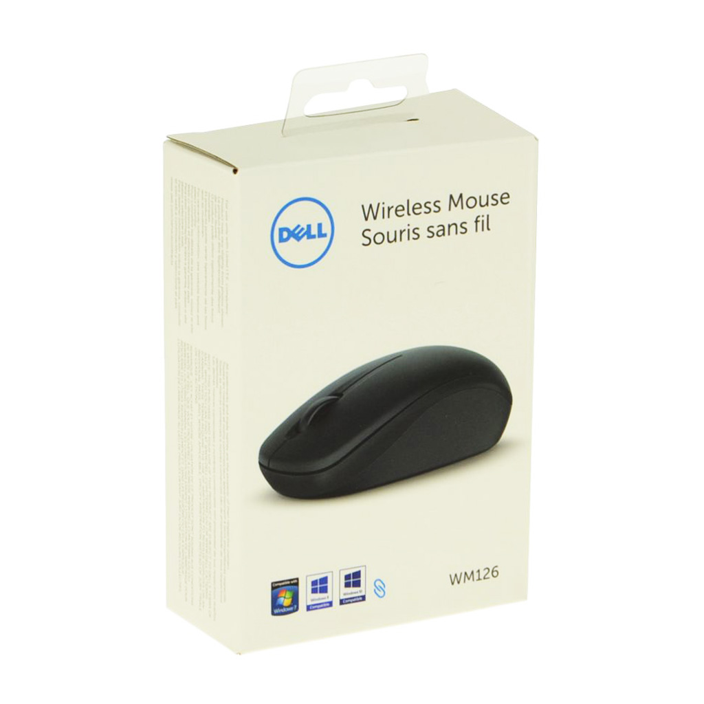 MOUSE DELL WIRELESS WM126 BLACK - Imagen 2