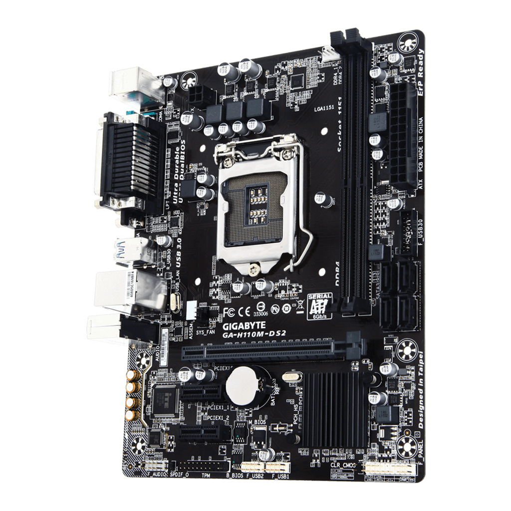 MOTHERBOARD GIGABYTE H110M-DS2 - Imagen 3