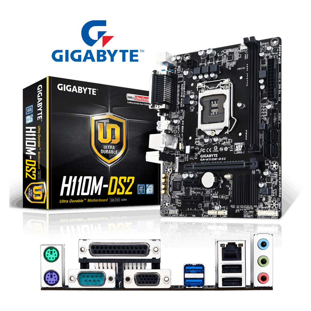 MOTHERBOARD GIGABYTE H110M-DS2