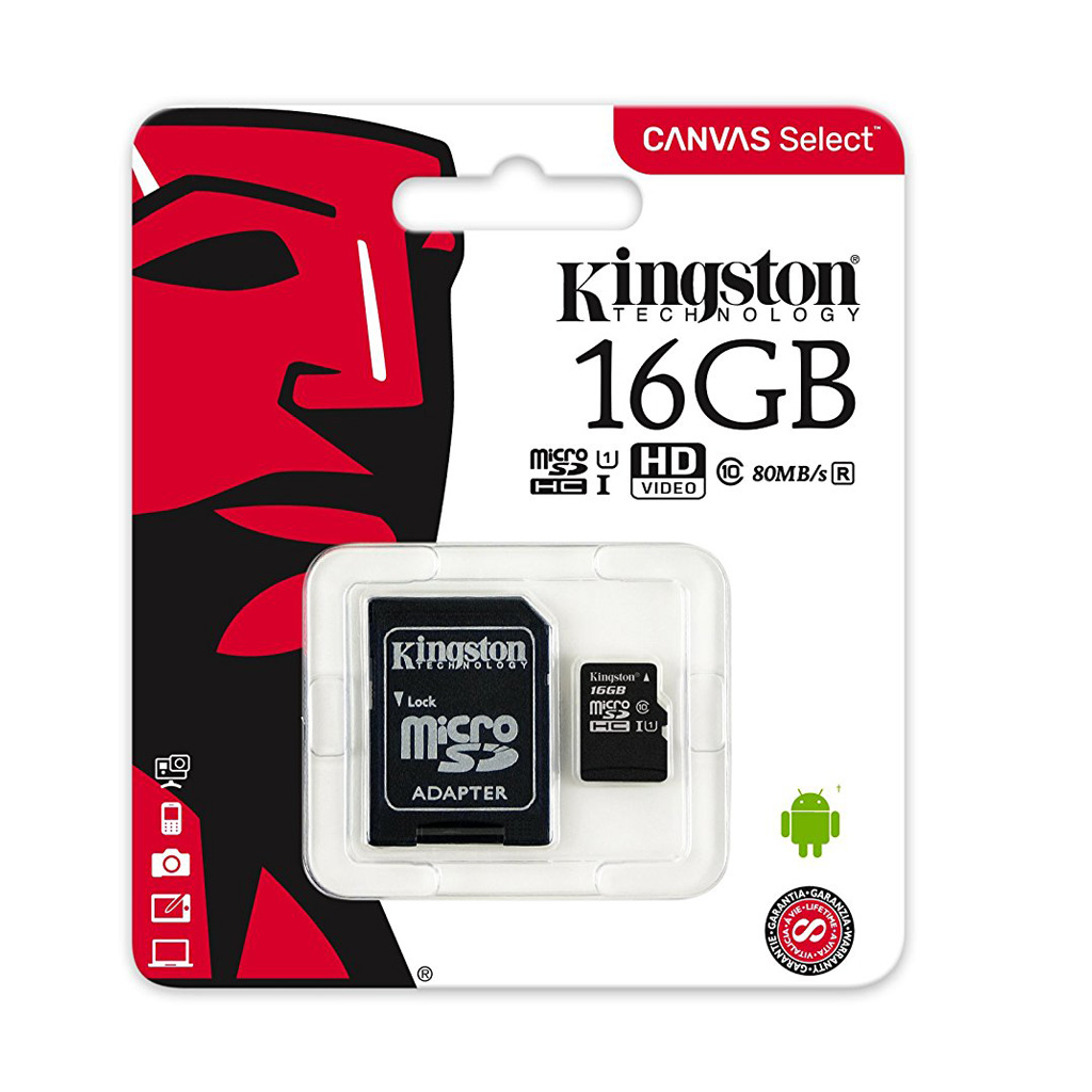 MEMORIA MICRO SD 16GB CLASE 10