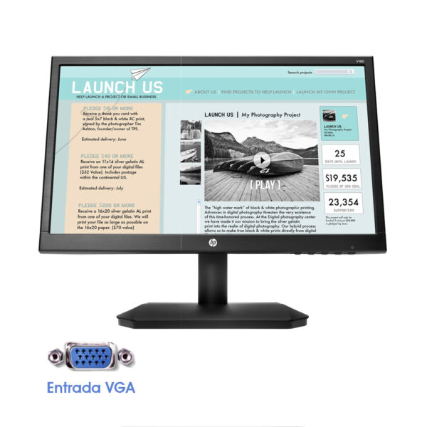 MONITOR 18.5" HP V190 2NK17AA#ABM