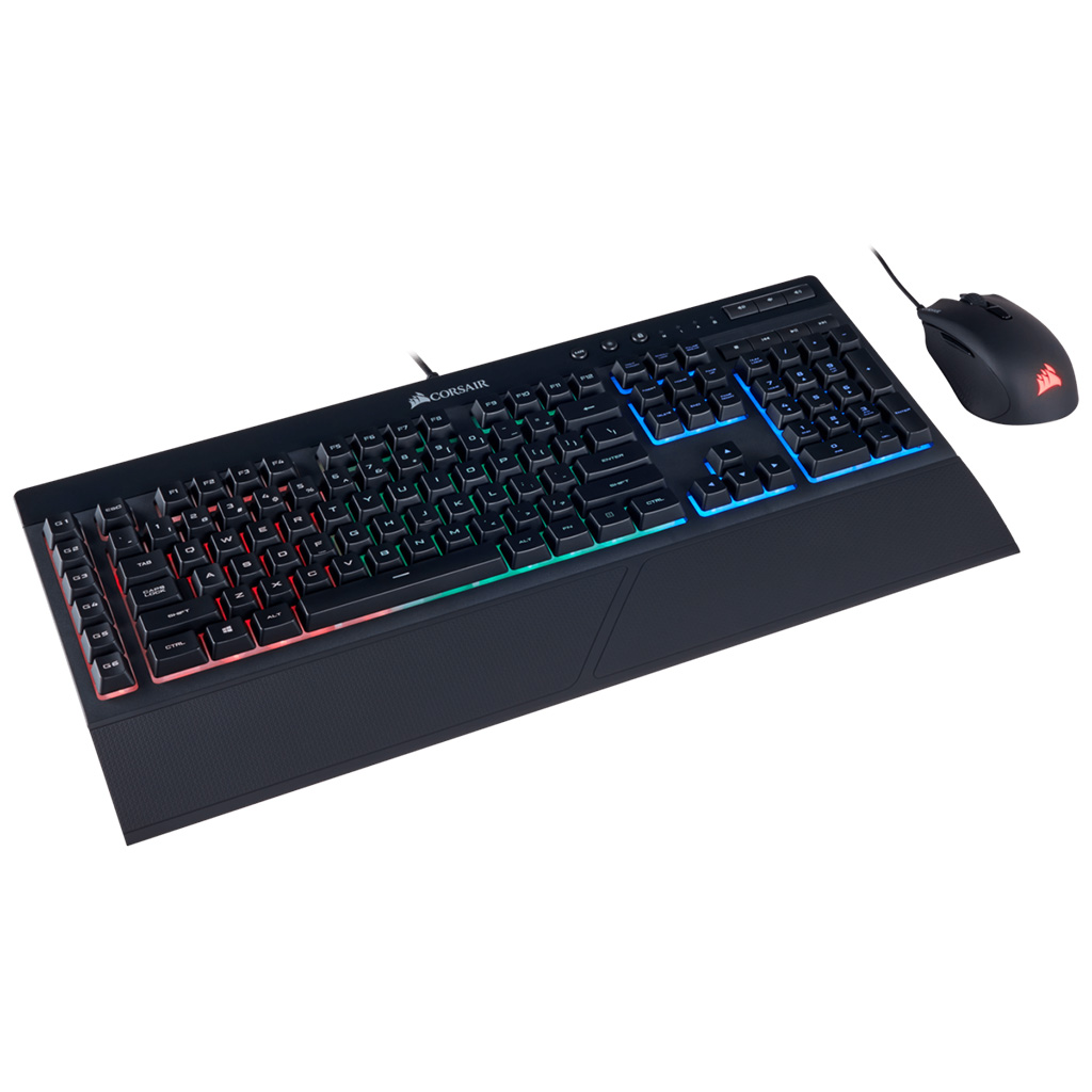 KIT GAMING TECLADO MOUSE CORSAIR K55+HAR - Imagen 3
