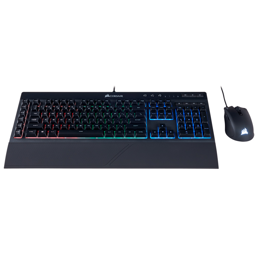 KIT GAMING TECLADO MOUSE CORSAIR K55+HAR - Imagen 4