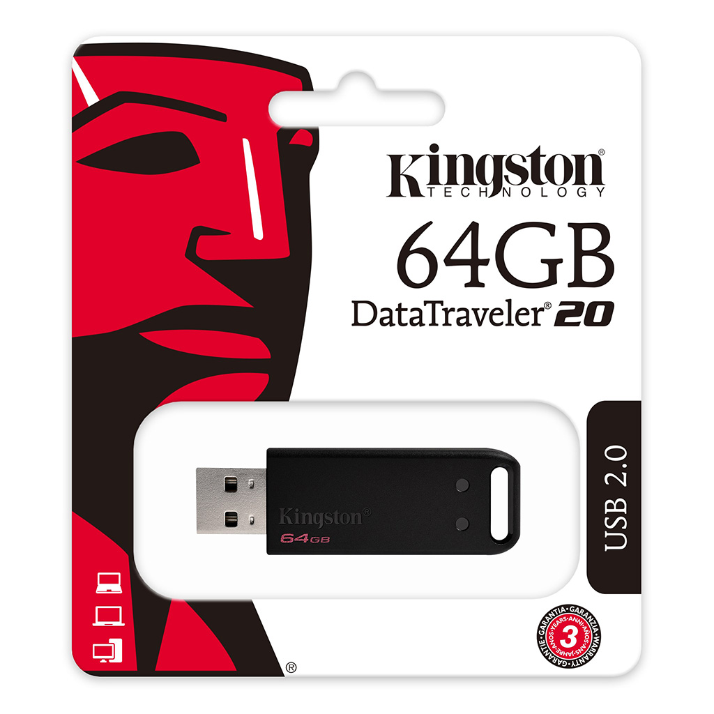 USB KINGSTON 64GB DT20/64GB