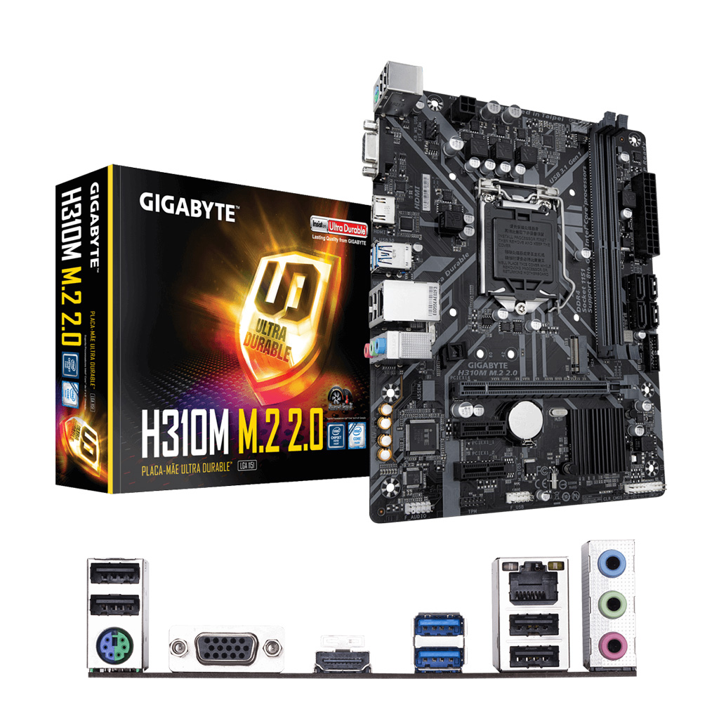 MOTHERBOARD GIGABYTE M2 H310M M.2
