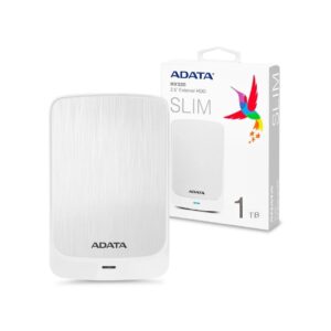 DISCO DURO EXTERNO 1TB ADATA HV320 BLANC