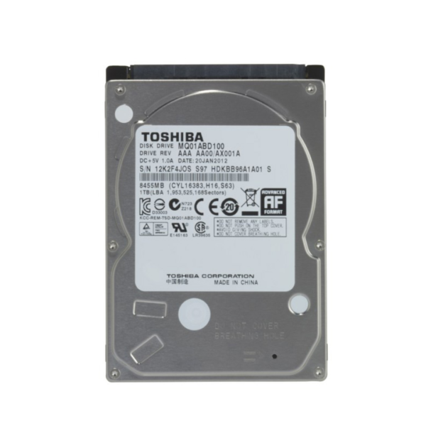 DISCO DURO 1TB 2.5 5400RPM TOSH BULK NBK