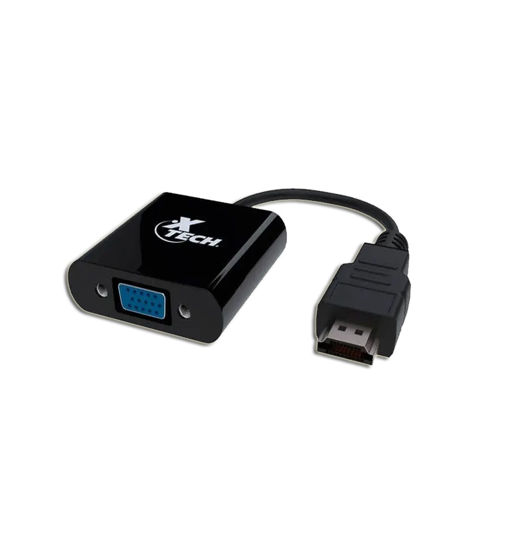 Adaptador 3go De HDMI Macho A VGA Hembra – Conecta Monitores VGA A Salidas HDMI, Ideal Para PC, Portátiles Y Consolas