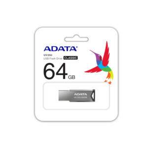 MEMORIA USB 64GB ADATA UV250 PLATA