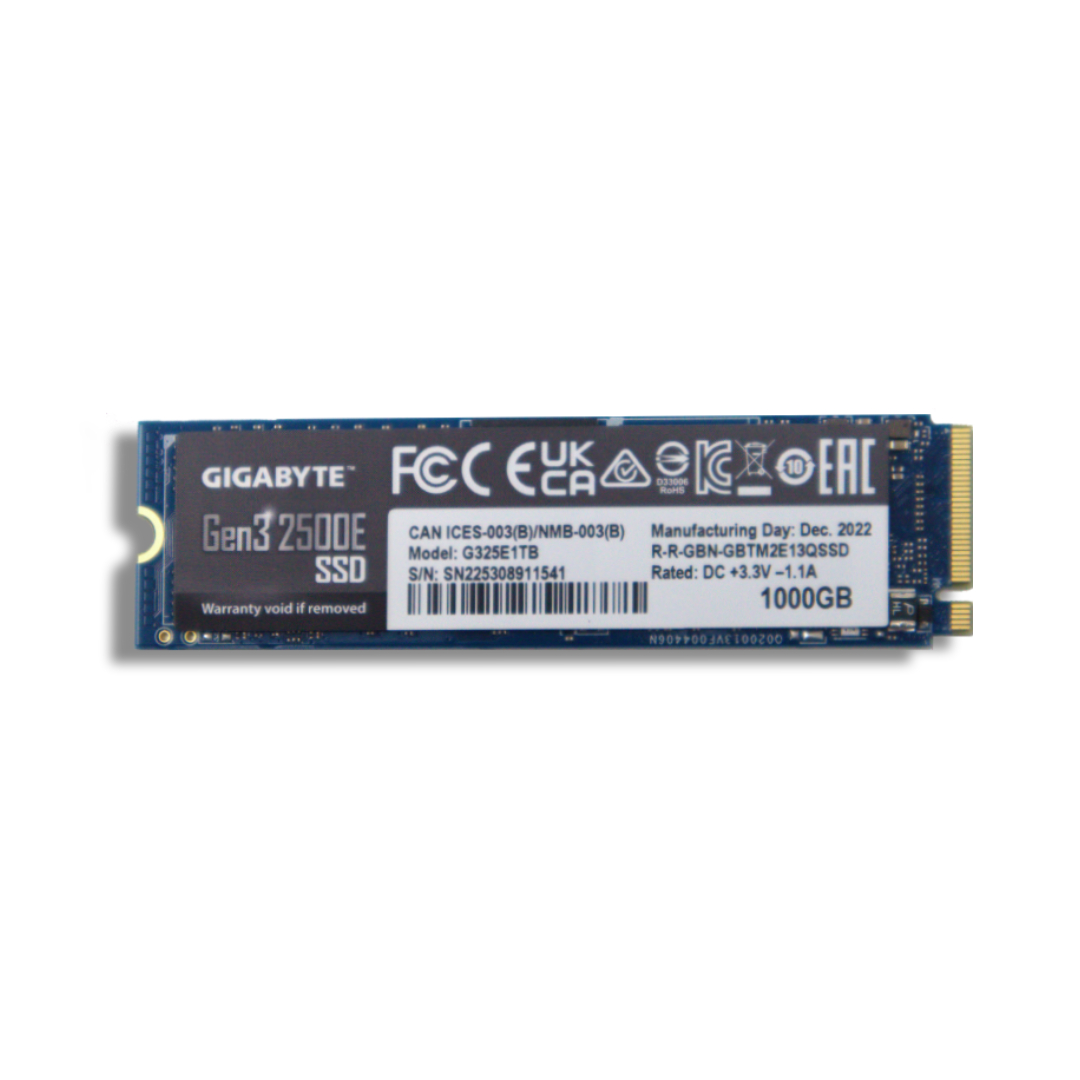 UNIDAD GIGABYTE UNIDAD SSD M.2 1TB GEN 3 2500E