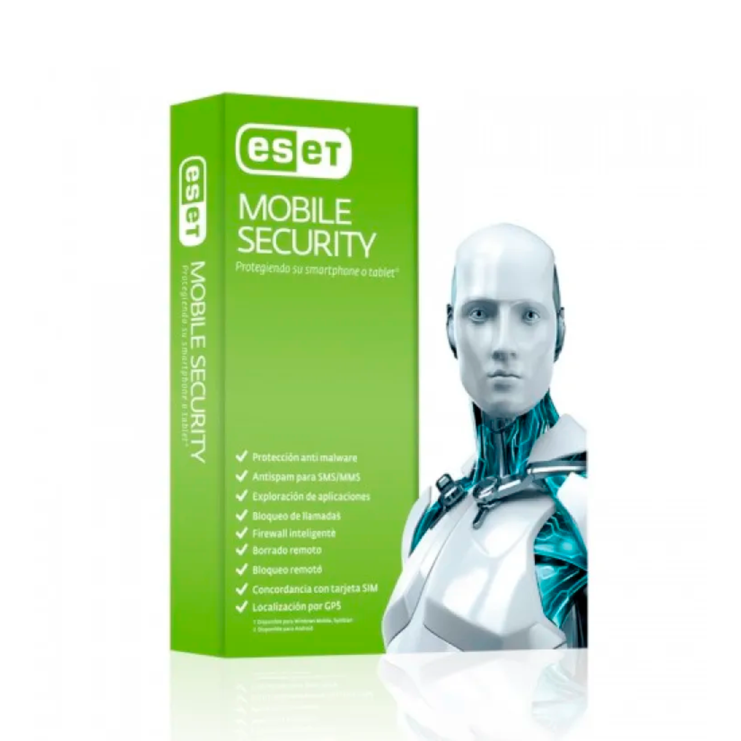 ANTIVIRUS ESET MOBILE SECURITY 1 AÑO 1PC MULTILENGUAJE
