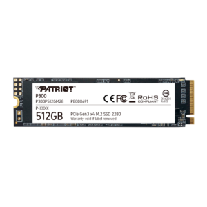 UNIDAD SSD M.2 PCIe 512GB PATRIOT 2280 Gen 3 BULK