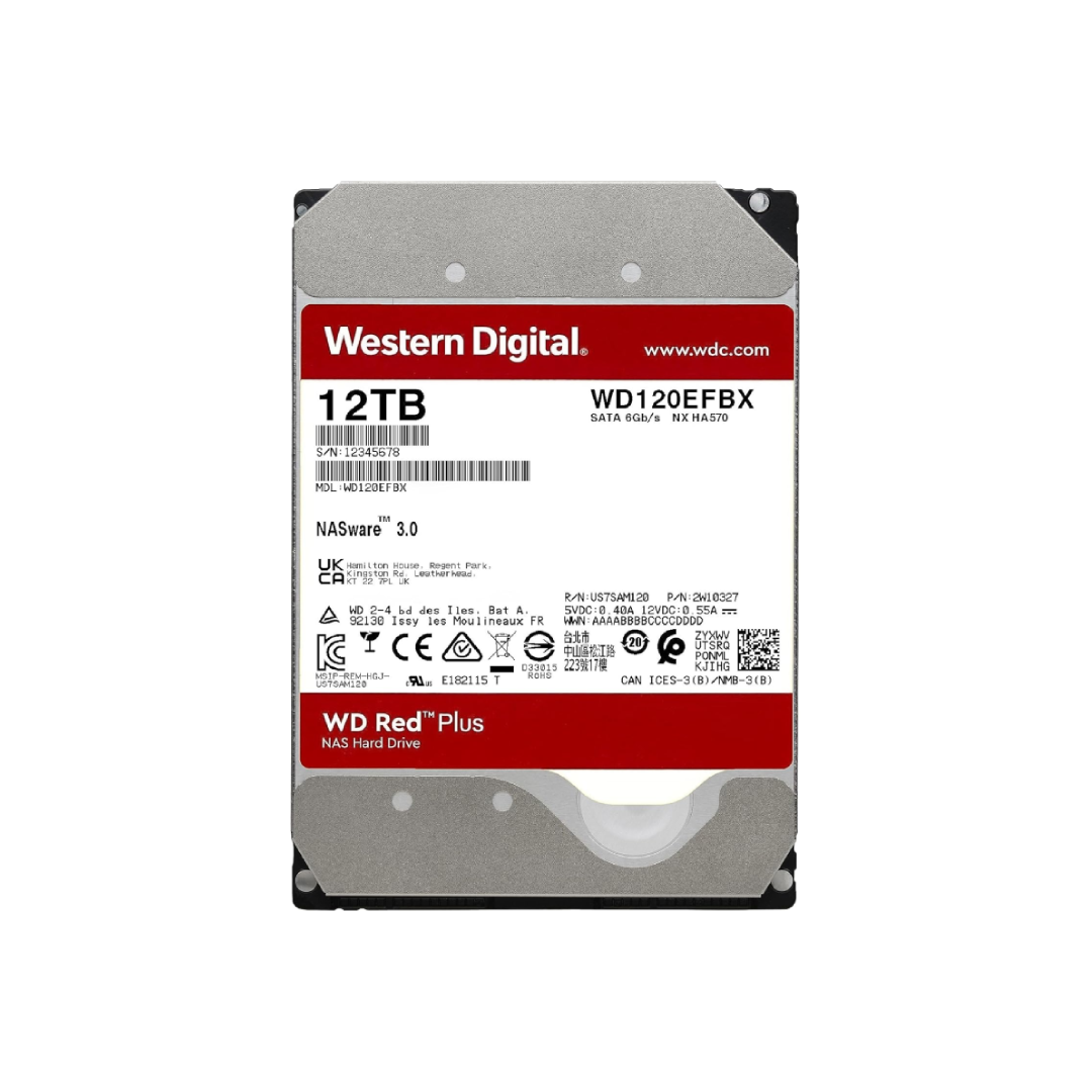 DISCO DURO 12TB 3.5 WD RED PC