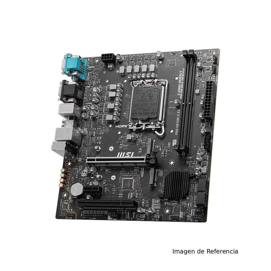 MOTHERBOARD ECS H810M LGA 1851 DRR5 - Imagen 3