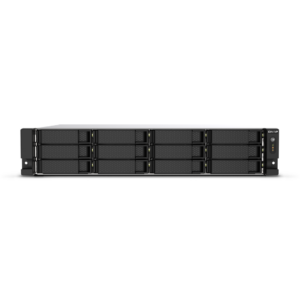 NAS QNAP 12 Bahias 2U Rack Ryzen V1500B 4C 8GB DDR4 Diskless TS 1273AU RP 8G US